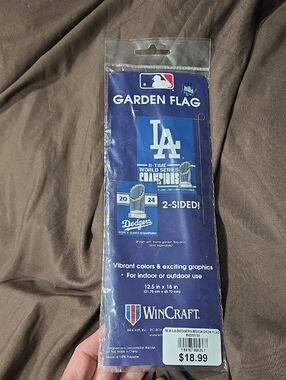 Wincraft Los Angeles Dodgers Blue 2-Sided Garden Flag 12.5 X 18 Inches